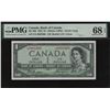 Image 1 : Bank of Canada $1, 1954 - Devil's Face - Best of the Best