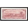Image 2 : Bank of Canada $2, 1954 - Devil's Face - Transitional Prefix
