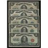 Image 1 : Dominion of Canada $1, 1923 - Lot of 5