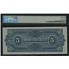Image 2 : Dominion Bank $5, 1881 - Specimen
