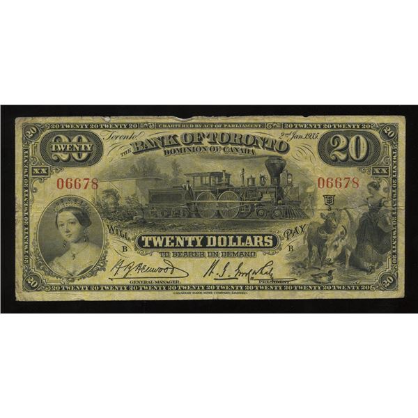 Bank of Toronto $20, 1935