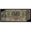 Image 1 : Bank of Western Canada $2, 1859 - McMicken Signature
