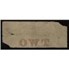 Image 2 : Bank of Western Canada $2, 1859 - McMicken Signature
