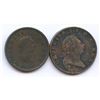 Image 2 : Bahamas & Bermuda Penny Lot of 2 Coins