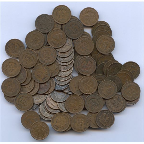 USA 1888-1909 Indian Head Cent - Lot of 100