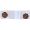 Image 2 : 1957 & 1960 ICCS Graded One Cents