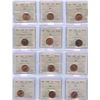 Image 1 : One Cent - Lot of 27 Graded Coins