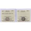 Image 1 : 1909 & 1913 Five Cents - Lot of 2 ICCS Graded