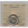 Image 1 : 1949 Twenty-Five Cents