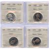 Image 1 : Twenty-Five Cents - Lot of 4 ICCS Graded PL's