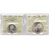 Image 1 : 1965 Twenty-Five Cents & 1967 Fifty Cents - Both ICCS