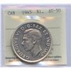 Image 1 : 1945 Silver Dollar