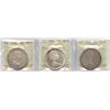 Image 1 : Canada Silver Dollars - ICCS Graded Lot of 3
