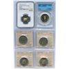 Image 1 : Lot of 6 Graded Toonies