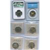 Image 2 : Lot of 6 Graded Toonies
