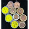 Image 2 : Canada 1958-2012, 1 Cent UNC/BU Rolls - Lot of 10