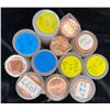 Image 2 : Canada 1957-2012 1 Cent UNC/BU Rolls - Lot of 12