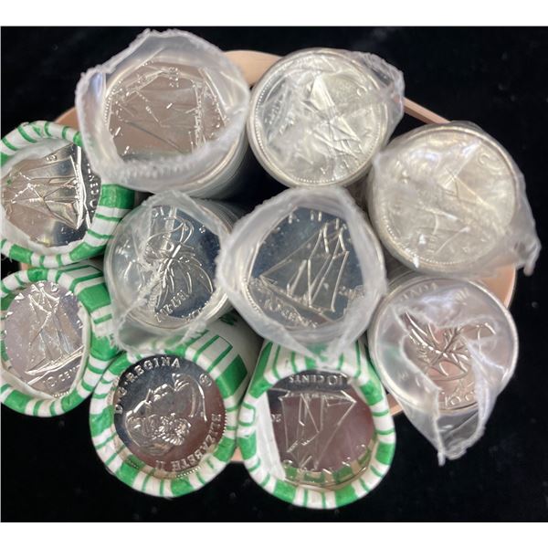 Canada original 10 cent roll lot