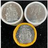 Image 2 : Canada original 50 cent roll lot