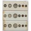 Image 1 : Canada 1961, 1963, 1964 Year Coin Sets
