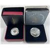 Image 1 : 1997 Silver Proof Loon & 2013 $3 Maple Leaf Impression