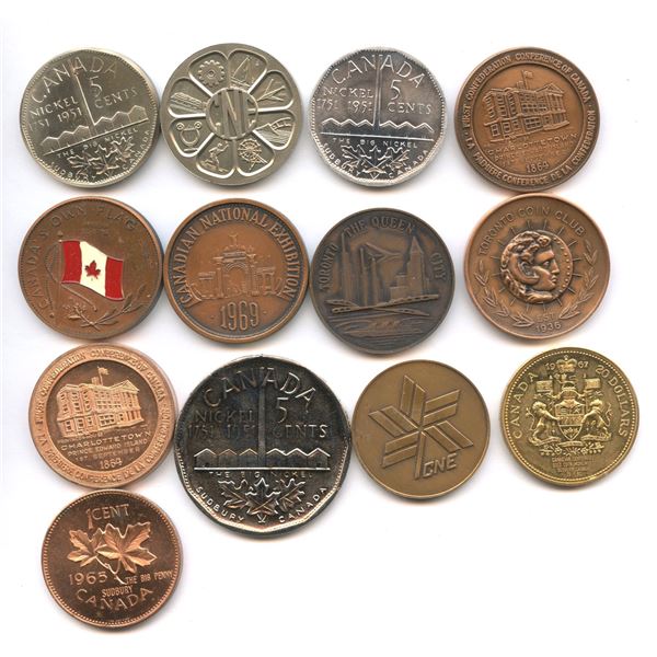 Treasure chest of Canadian medallions