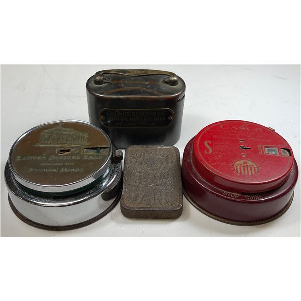 USA Savings Banks - Lot of 4