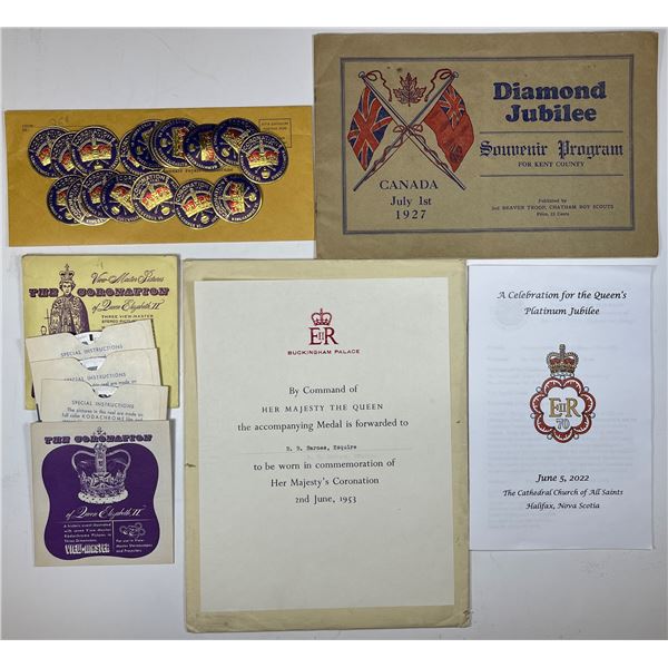 Royalty Medals and Miscellaneous