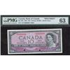 Image 1 : Bank of Canada $10, 1954 - Devil's Face Specimen