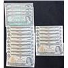 Image 1 : Bank of Canada $1, 1954 & 1973 Consectuive Lots