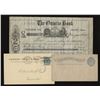 Image 1 : 1881 Issued Bill of Exchange from the Ontario Bank, and pastcards