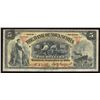 Image 1 : Bank of Nova Scotia $5, 1908 - with Orange V's