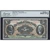 Image 1 : Bank of Nova Scotia $5, 1924 - Gem Uncirculated