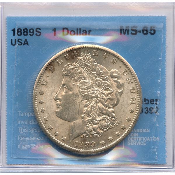 1889-S Morgan Silver Dollar