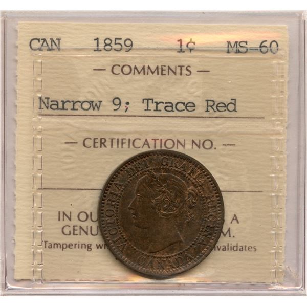 1859 One Cent