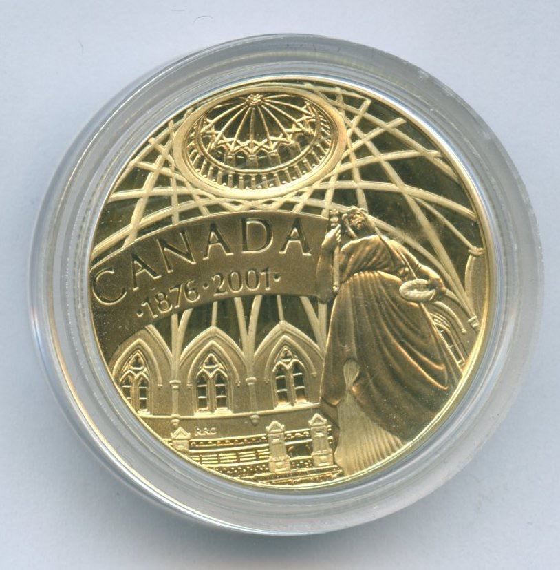 2001 Library of Parliament $100 Gold Coin