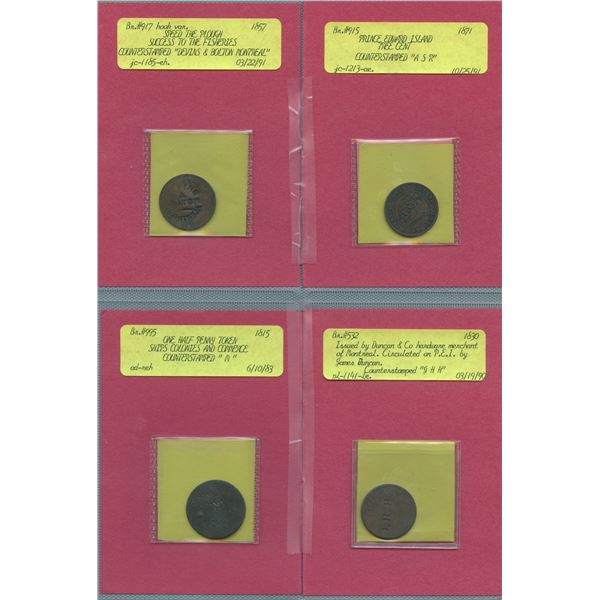 PEI Counterstamps - Lot of 4