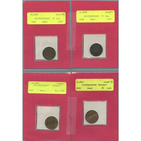 PEI Counterstamps - Lot of 4