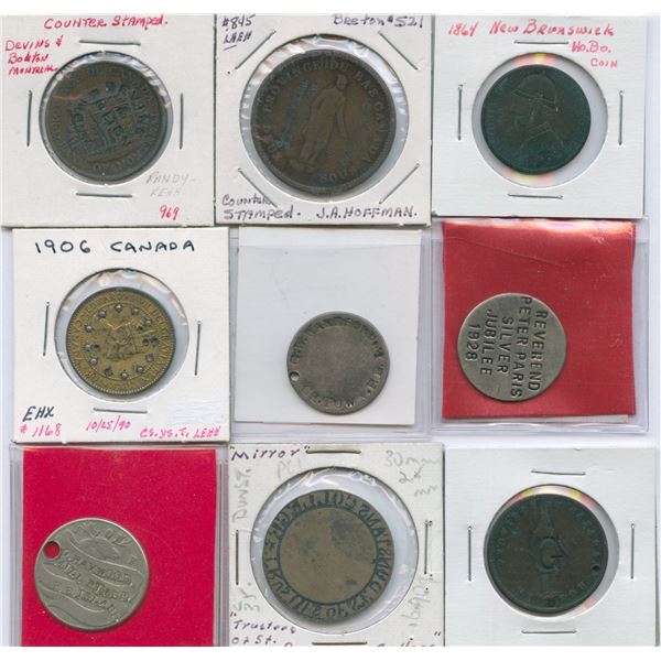 Counterstamped Coins Lot