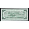 Image 2 : Bank of Canada $1, 1954 - Solid Serial Number