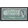 Image 1 : Bank of Canada $1, 1954 - Solid Serial Number