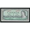 Image 1 : Bank of Canada $1, 1954 - Ascending Ladder Number