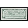 Image 2 : Bank of Canada $1, 1954 - Ascending Ladder Number