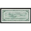 Image 2 : Bank of Canada $1, 1954 - Ascending Ladder Number