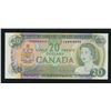 Image 1 : Bank of Canada $20, 1969 - Solid Serial Number