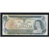 Image 1 : Bank of Canada $1, 1973 - Descending Ladder Number