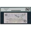 Image 2 : Bank of Canada $10, 1989 - Low Serial Number #135