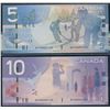 Image 1 : Bank of Canada $5 & $10 - Low Serial Number Pair #135