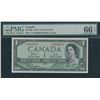 Image 1 : Bank of Canada $1, 1954 - Devil's Face