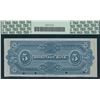 Image 2 : Dominion Bank $5, 1881 - Specimen